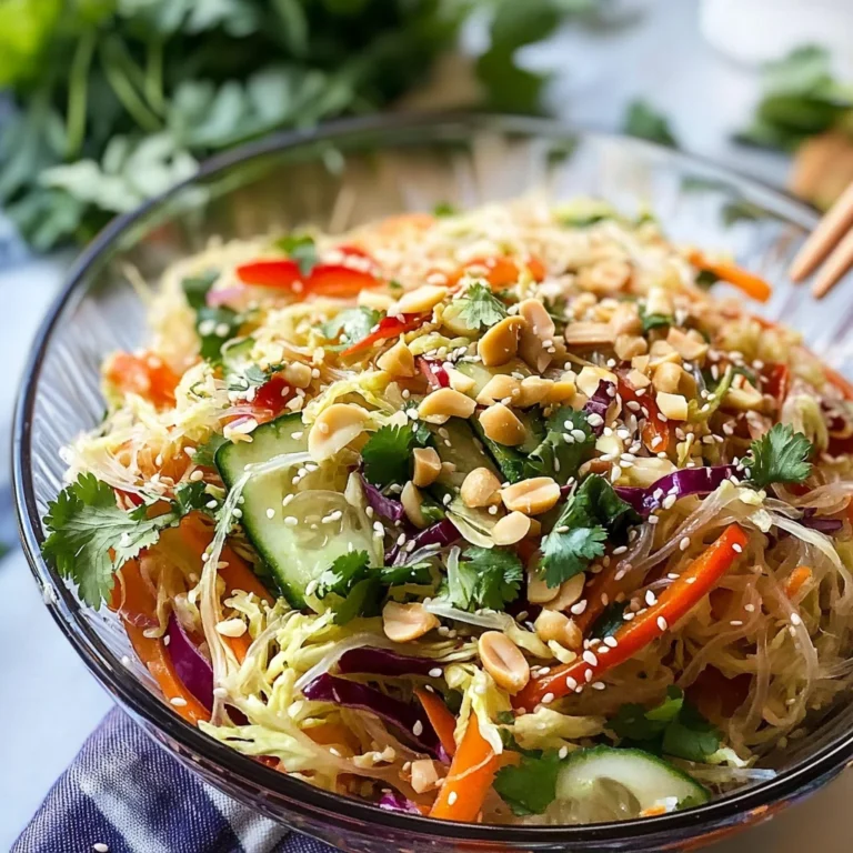 Spring Roll Salad with Spicy Ginger Dressing