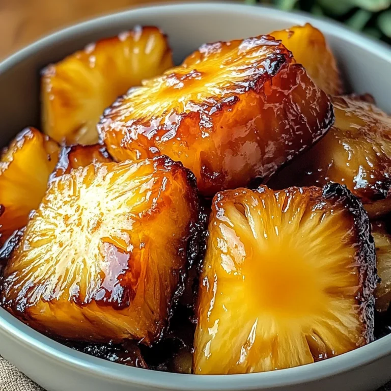 Air Fryer Caramelized Pineapple - Easy & Sweet Treat