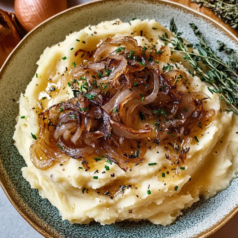 Best Ever Caramelized Onion Mashed Potatoes