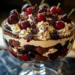 Black Forest Trifle for Christmas