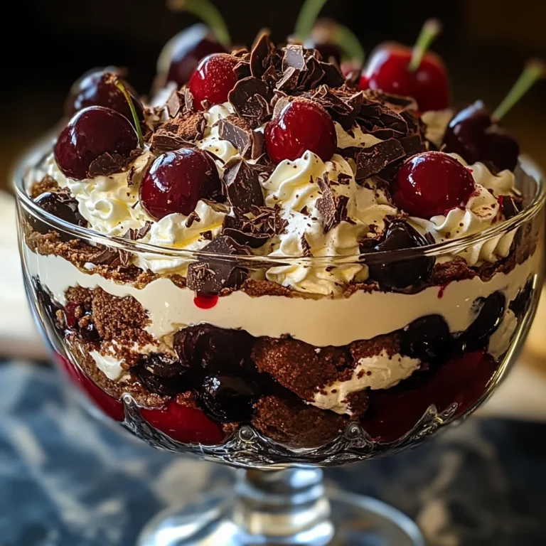 Black Forest Trifle for Christmas