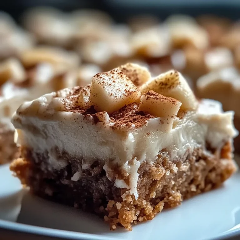 Decadent Apple Cinnamon Blondies with Maple Cream Cheese Frosting