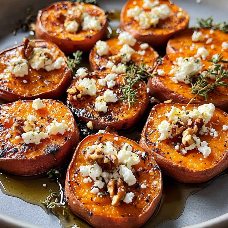 Honey Feta Sweet Potato Rounds: A Delicious & Easy Recipe