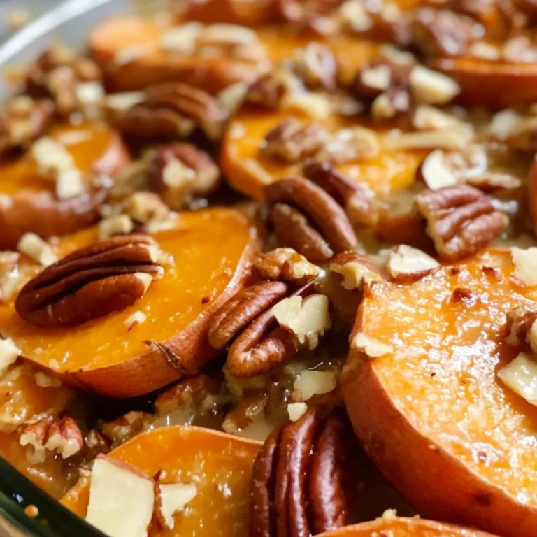 Honey Glazed Sweet Potato & Apple Casserole