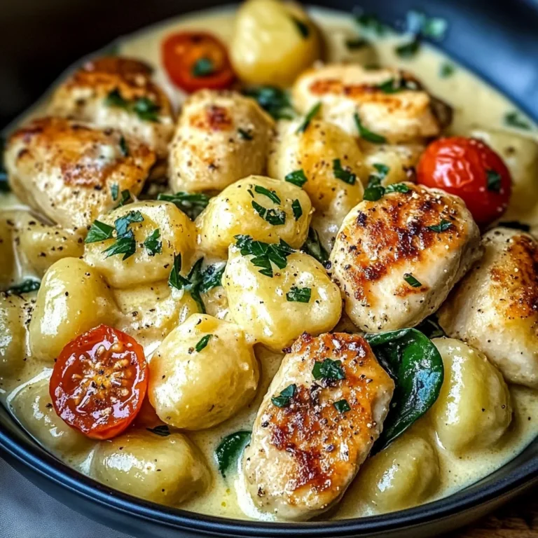 Lemon Chicken Gnocchi: Creamy One-Pot Dinner Delight
