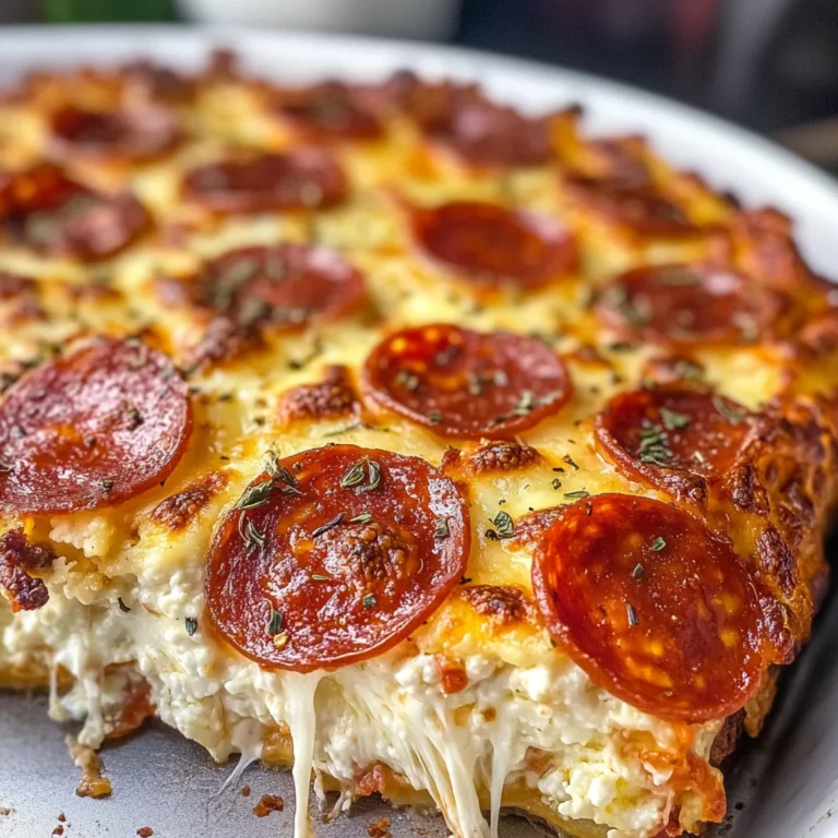 Pizza Style Cottage Cheese Bake – Easy Protein-Packed Dinner